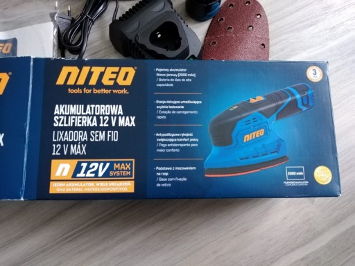 Zdjęcie oferty: SZLIFIERKA AKUMULATOROWA NITEO 12V MAX Z AKCESORIA