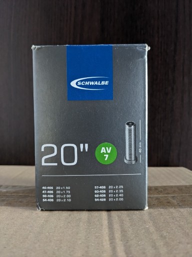 Zdjęcie oferty: Dętka Schwalbe AV7 20" 20x1.50-2.40 Auto