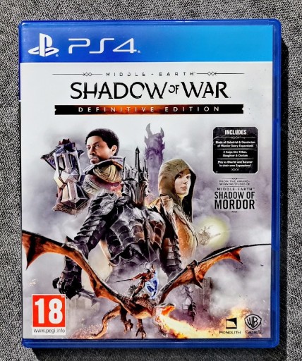 Zdjęcie oferty: Shadow Of War Cień Wojny: Edycja Ostateczna PS4