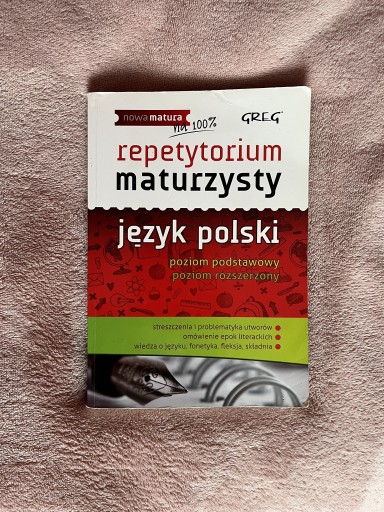 Zdjęcie oferty: Repetytorium maturalne język polski 