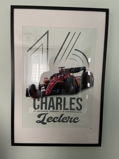 Zdjęcie oferty: Plakat f1 charles leclerc Ferrari f1-75