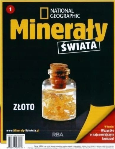 Zdjęcie oferty: MINERAŁY ŚWIATA ZŁOTO NOWE NATIONAL GEOGRAPHIC