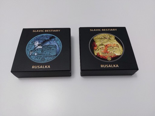 Zdjęcie oferty: 2x 2oz srebra | Rusałka Płonąca + Space Blue