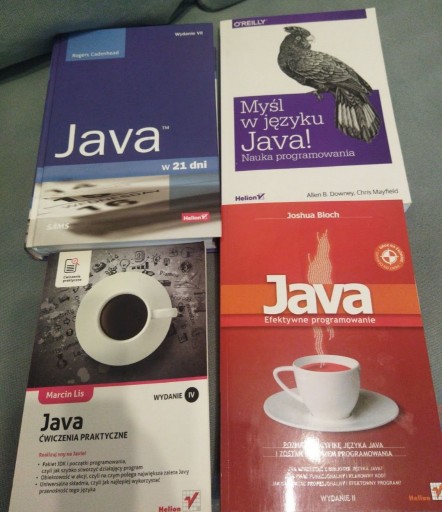 Zdjęcie oferty: Java nowe 4 książki