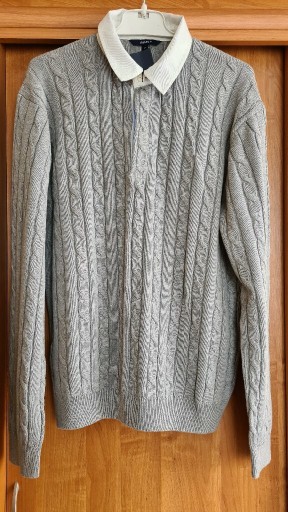 Zdjęcie oferty: GANT Szary sweter męski  XL NOWY taniej o 200 zł