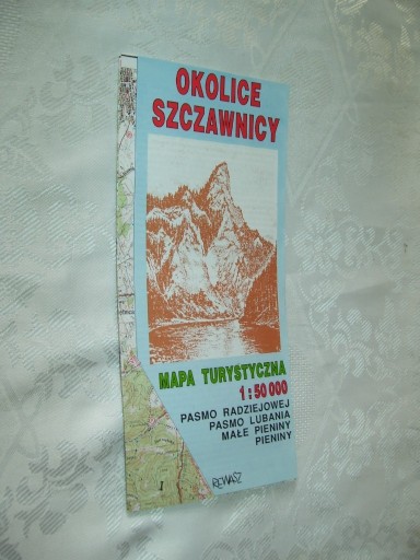 Zdjęcie oferty: OKOLICE SZCZAWNICY - MAPA TURYSTYCZNA - 1:50 000 - 1993