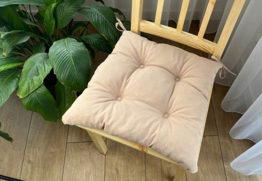 Zdjęcie oferty: Poduszka na krzesło  40 cm x 40cm x 6cm bawełna