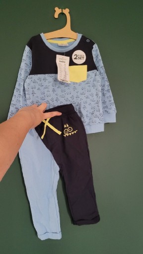 Zdjęcie oferty: Pepco nowy dres komplet 80cm chłopięcy 