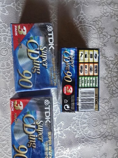 Zdjęcie oferty: Kasety czyste 90 min TDK