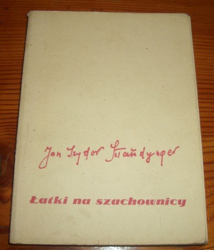 Zdjęcie oferty: Łatki na szachownicy - Jan Sztaudynger