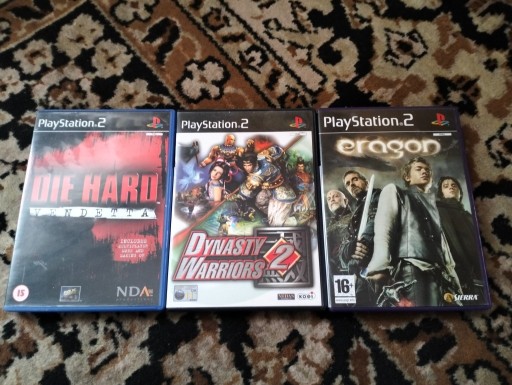 Zdjęcie oferty: gry Die hard Vendetta Dynasty Warriors 2 Eragon PS2 Playstation 2