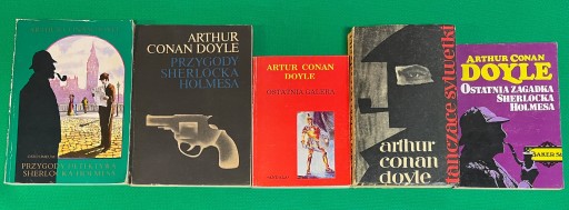 Zdjęcie oferty: Arthur Conan Doyle - 5 ksiązki