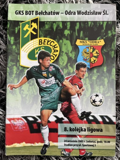 Zdjęcie oferty: Program meczowy GKS Bełchatów - Odra Wodzisław 