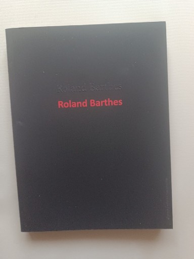 Zdjęcie oferty: Roland Barthes  Autobiografia