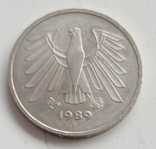 Zdjęcie oferty: Niemcy - 5 marek 1989r. F