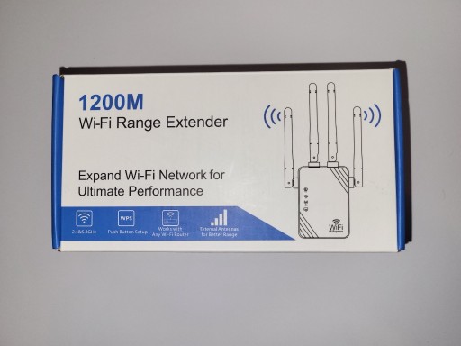 Zdjęcie oferty: Wzmacniacz sygnału WiFi 5G 2,4 GH 1200M biały