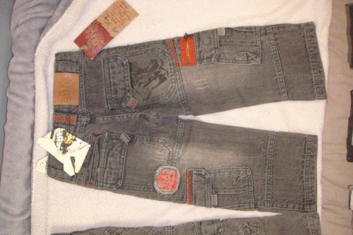 Zdjęcie oferty: NOWE chłopięce 92 SMYK spodnie bojówki jeansy 