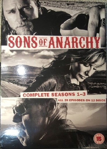 Zdjęcie oferty: Sons of Anarchy Complete Seasons 1-3 12xDVD folia