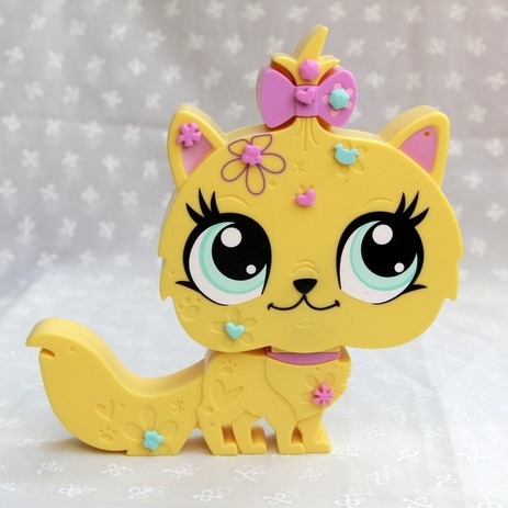 Zdjęcie oferty: Littlest Pet Shop pudełko skrytka kot kotek naklej