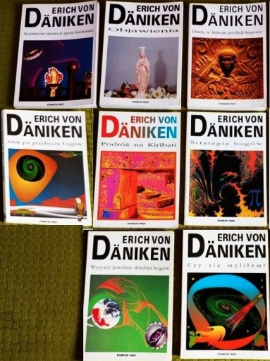 Zdjęcie oferty: Erich von Daniken Dzień w którym przybyli bogowie + Objawienia + 6 innych