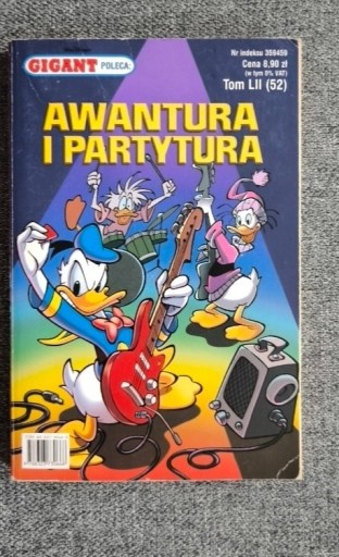 Zdjęcie oferty: komiks dla dzieci GIGANT tom 52 z 2005 r.- Awantura I Partytura