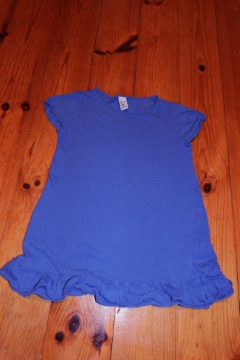 Zdjęcie oferty: tunika bluzka dziewczęca 110 niebieski