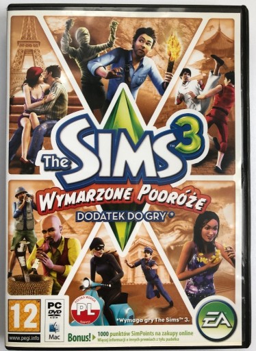Zdjęcie oferty: The Sims 3 PC dodatek Wymarzone Podróże