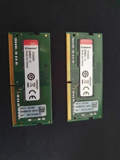 Zdjęcie oferty: Pamięć RAM DDR4 Kingston KCP432SS6/8 8 GB 2 Kostki