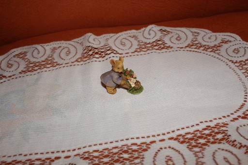 Zdjęcie oferty: Figurka myszka z taczką ceramika PRL