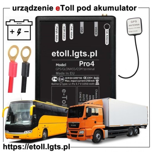 Zdjęcie oferty: eToll do ciężarówki i autobusa, kontrola paliwa