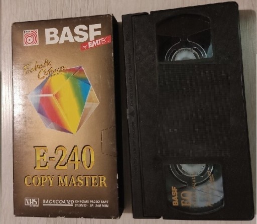 Zdjęcie oferty: Kaseta VHS BASF / EMTEC E-240 Copy Master