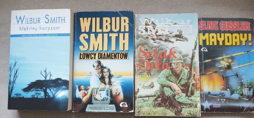 Zdjęcie oferty: Wilbur Smith - Łowcy Diamentów, Szlak Orła...x4