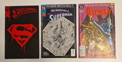 Zdjęcie oferty: Superman 8/95, Superman 9/95, Batman 8/97