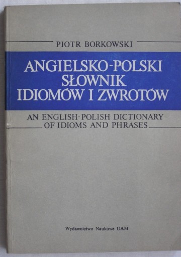 Zdjęcie oferty: ANGIELSKO POLSKI SŁOWNIK IDIOMÓW I ZWROTÓW 