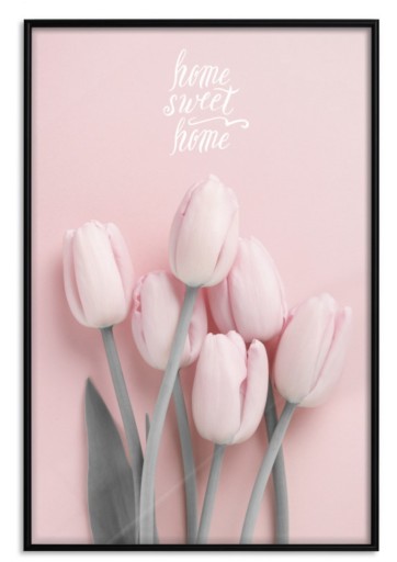 Zdjęcie oferty: Plakat obraz rama 40x60 różowe tulipany