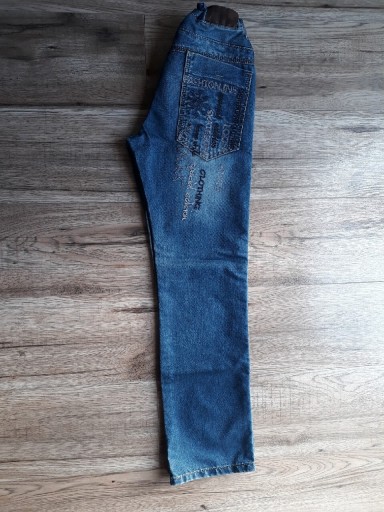 Zdjęcie oferty: Spodnie jeansowe dla chłopca 158/164 z gumką