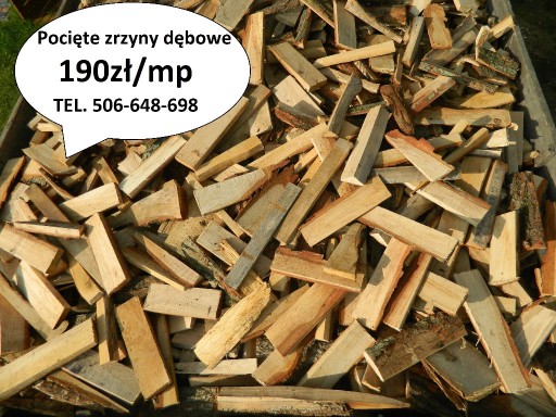 Zdjęcie oferty: Opał - pocięta zrzyna dębowa drewno rozpałka
