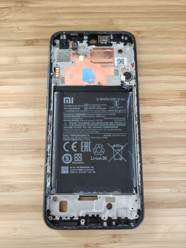 Zdjęcie oferty: Oryginalna ramka korpus redmi note 8t grafit + bat