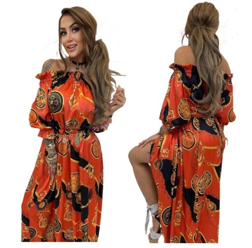 Zdjęcie oferty: Sukienka Melani damska długa hiszpanka lola bianka