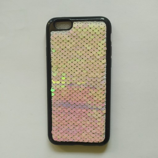 Zdjęcie oferty: Etui nakładka cekiny różowo-białe iPhone 6/6s