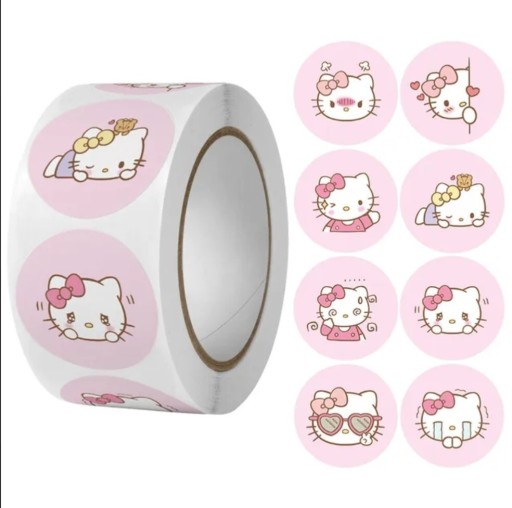 Zdjęcie oferty: Naklejki Hello Kitty 500 szt