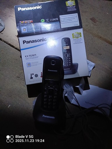 Zdjęcie oferty: Telefon stacjonarny bezprzewodowy  Panasonic  KX-TG1611PD