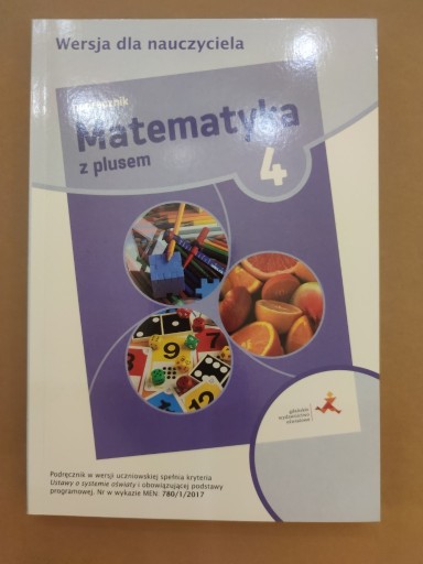 Zdjęcie oferty: Matematyka z plusem 4. Podręcznik dla nauczyciela