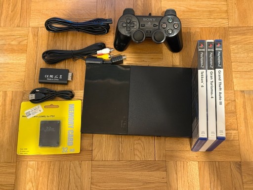 Zdjęcie oferty: SONY Playstation PS2 90004 Dualshock GTA GT Tekken