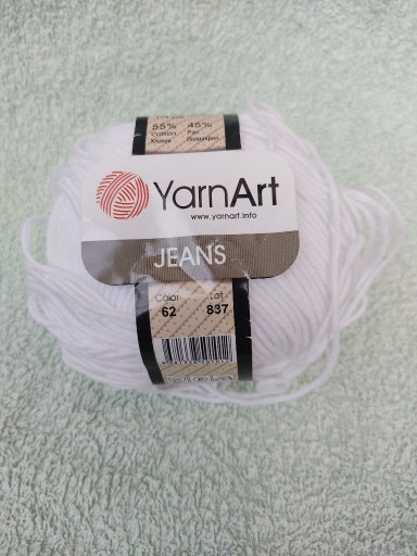 Zdjęcie oferty: Włóczka   YARN ART jeans -biała
