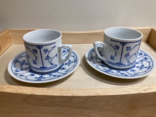 Zdjęcie oferty: Porcelana Blau Saks filiżanki do espresso 