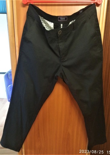 Zdjęcie oferty: Spodnie męskie czarne Leger Franco Feruzzi 30L 37W