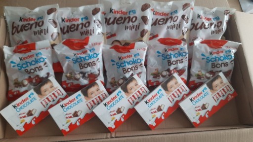 Zdjęcie oferty: Kinder czekolada, Schoko Bons, Bueno Mini, Piniata