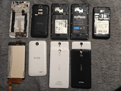 Zdjęcie oferty: Zestaw telefonów HTC, Samsung, MyPhone