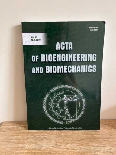 Zdjęcie oferty: Acta of Bioengineering and Biomechanics 2022 